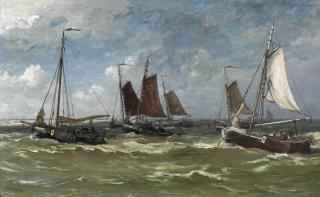 Hendrik Willem Mesdag - Un jour de Novembre, Scheveningue