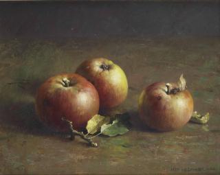 Henk Helmantel - A still life with apples