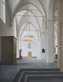 Henk Helmantel - Interior of the Nicolai church, Utrecht