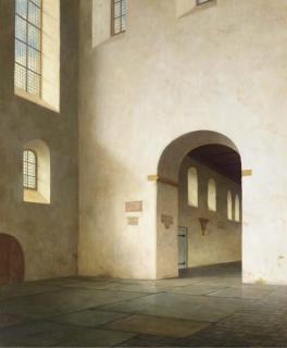 Henk Helmantel - Sint Janskerk te Utrecht, naar het Zuid-Westen