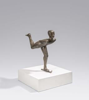 Henk Visch - Konvolut von einer Skulptur und einer Zeichnung.