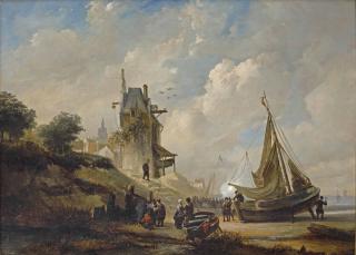 Henri Adolphe Schaep - Repairing the vessel