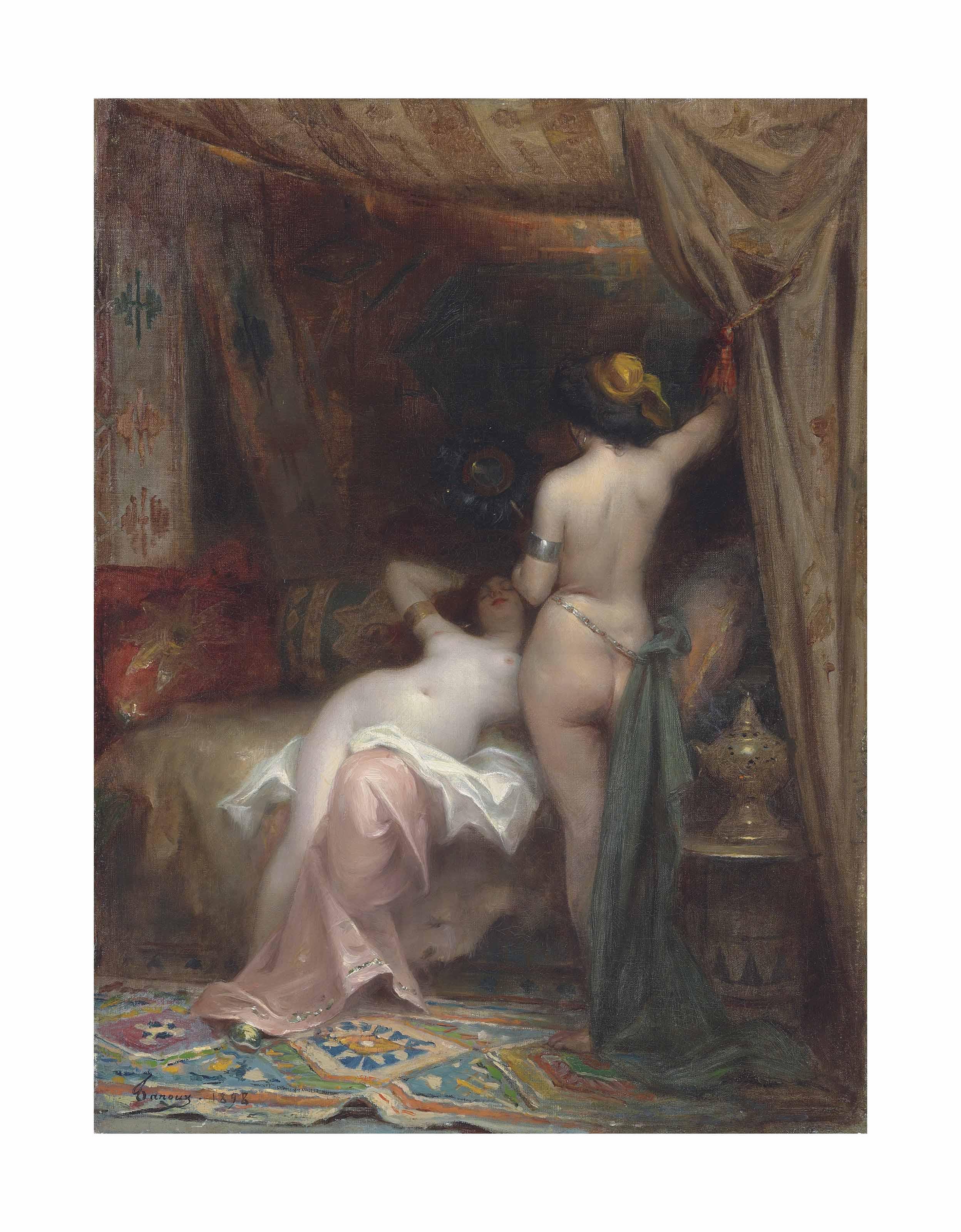 Henri Adrien Tanoux - In the Harem