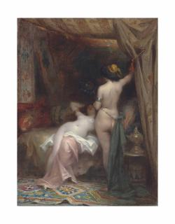 Henri Adrien Tanoux - In the Harem
