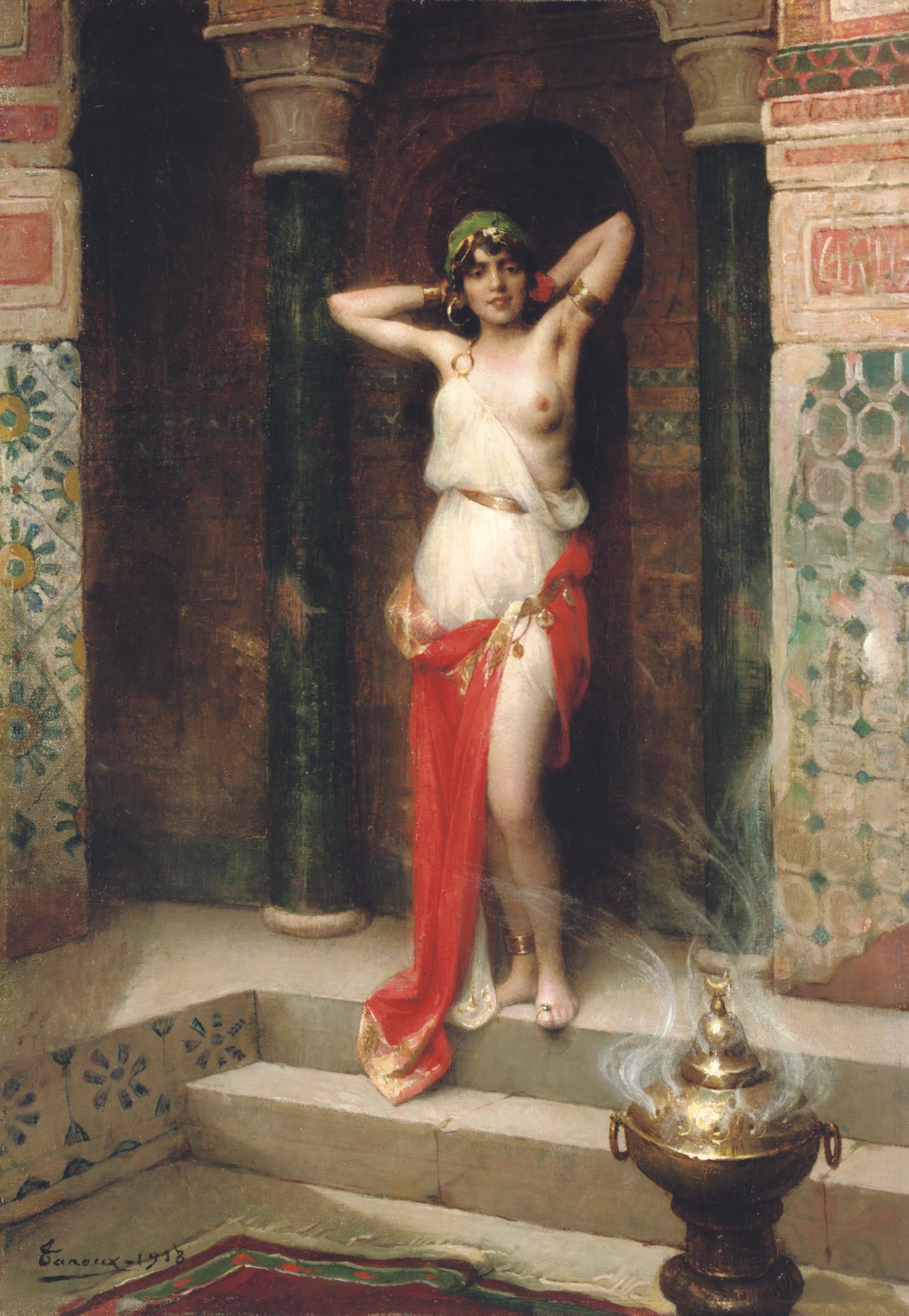 Henri Adrien Tanoux - The harem beauty