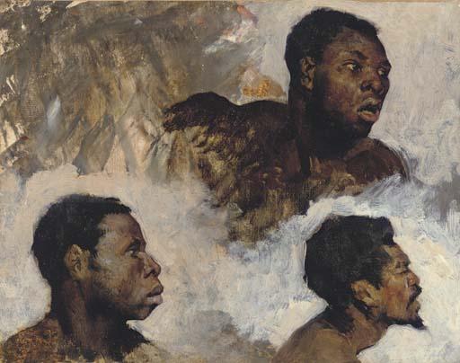 Henri Alexander Georges Regnault - Studies of Black Men