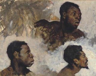 Henri Alexander Georges Regnault - Studies of Black Men