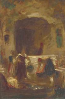 Henri-Alexandre-Georges Regnault - Etude pour les lavandières