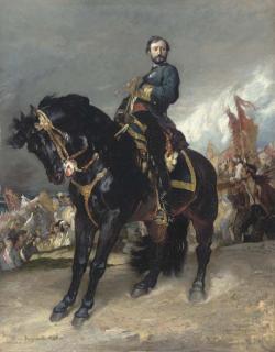 Henri Alexandre-Georges Regnault - Study for Arrivé du Général Prim devant Madrid