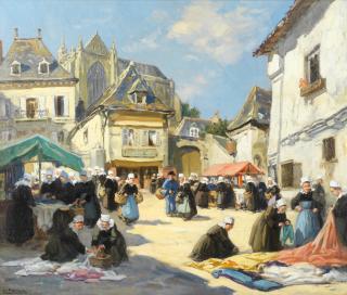 Henri Alphonse Barnoin - Petit marché, Quimper