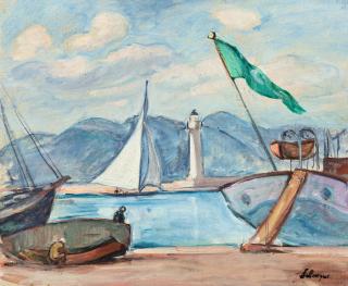 Henri Baptiste Lebasque - Le Port De Saint-Tropez