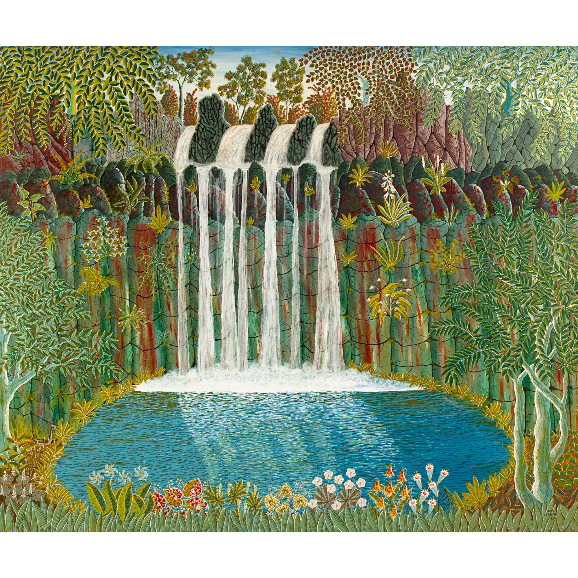 Henri Bastin - Australian Waterfall