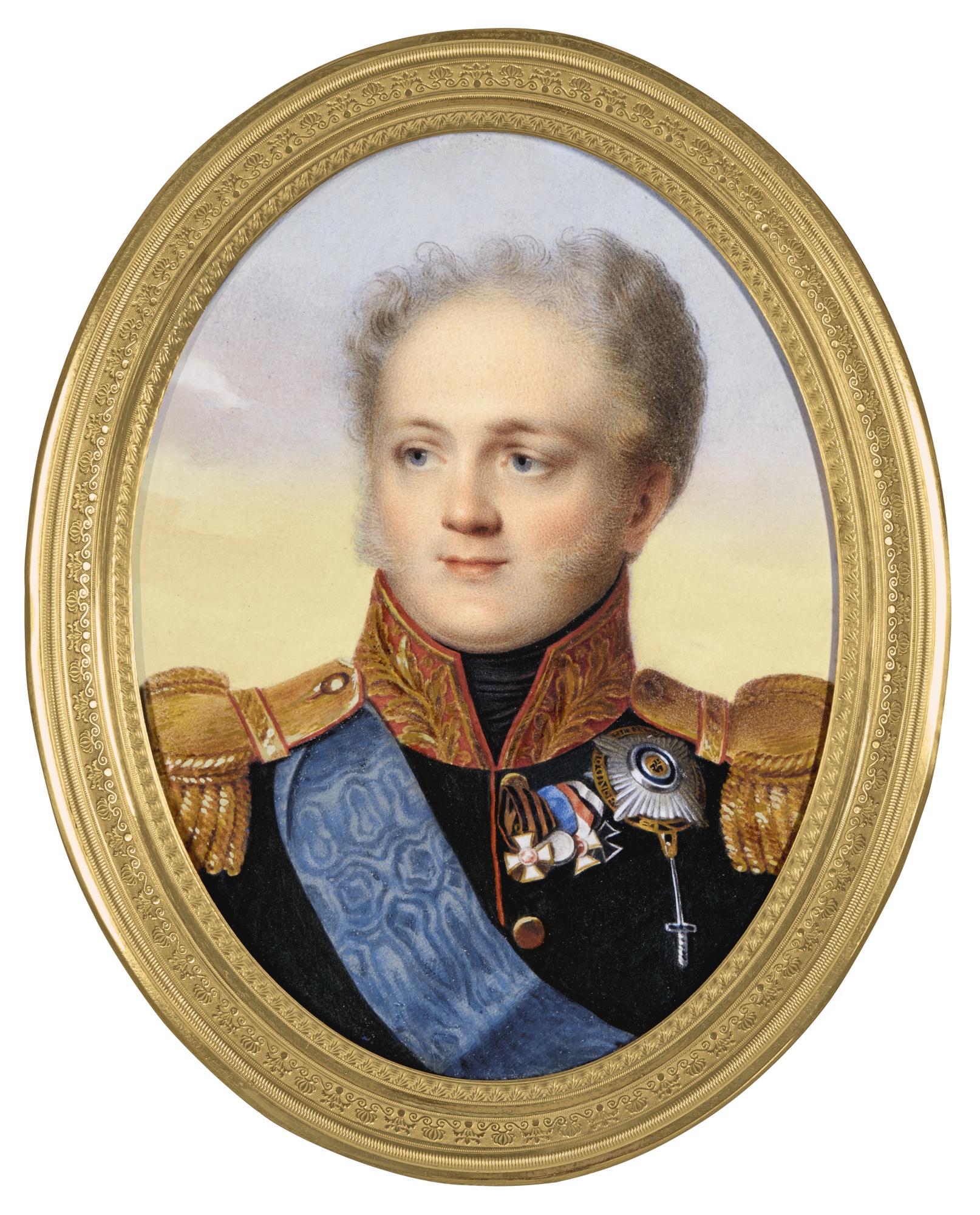 Henri Benner - Portrait Of Alexander I, Emperor Of Russia (1777-1825), Circa 1821