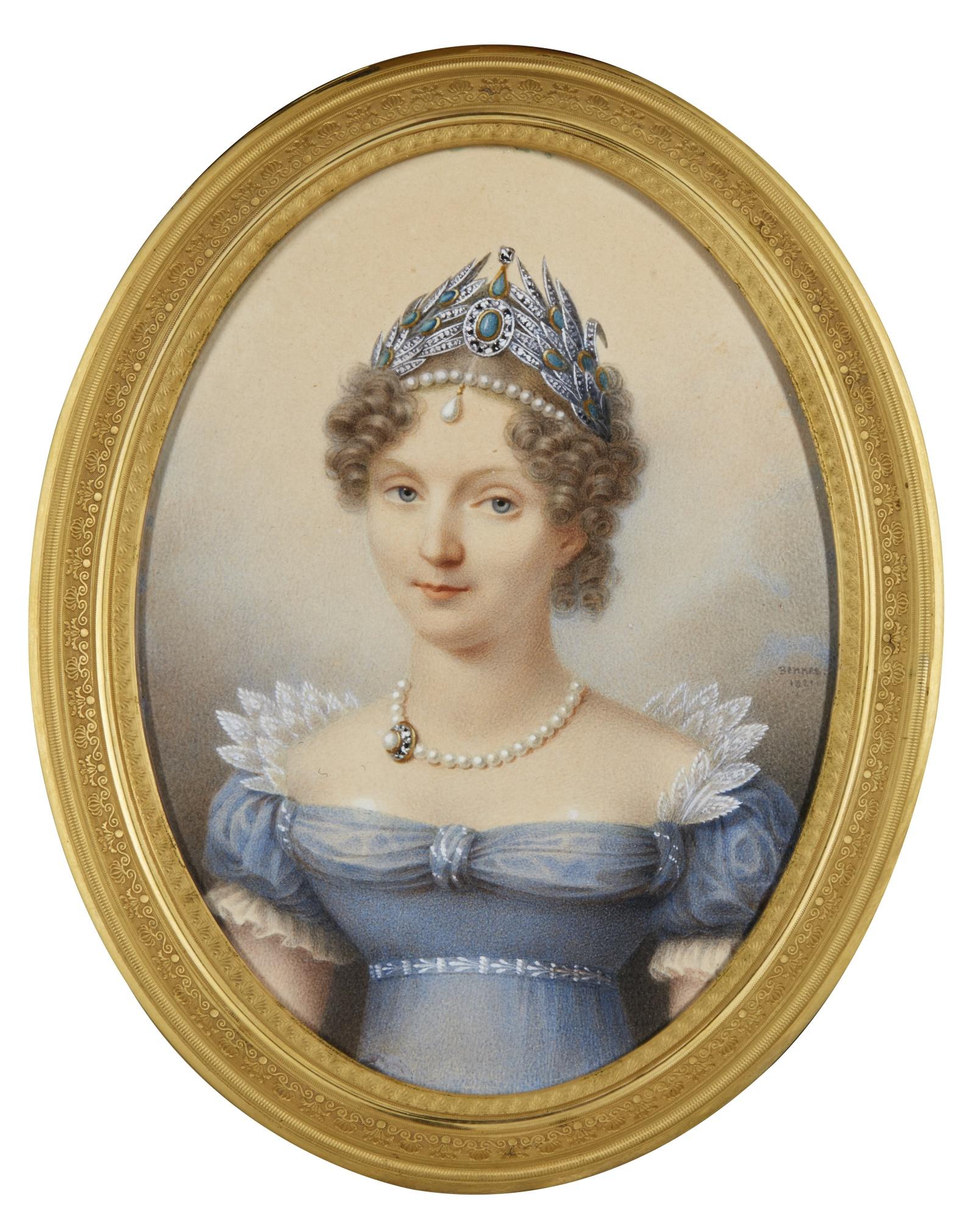 Henri Benner - Portrait Of Elisaveta Alexeïvna, Empress Of Russia (1779-1826)
