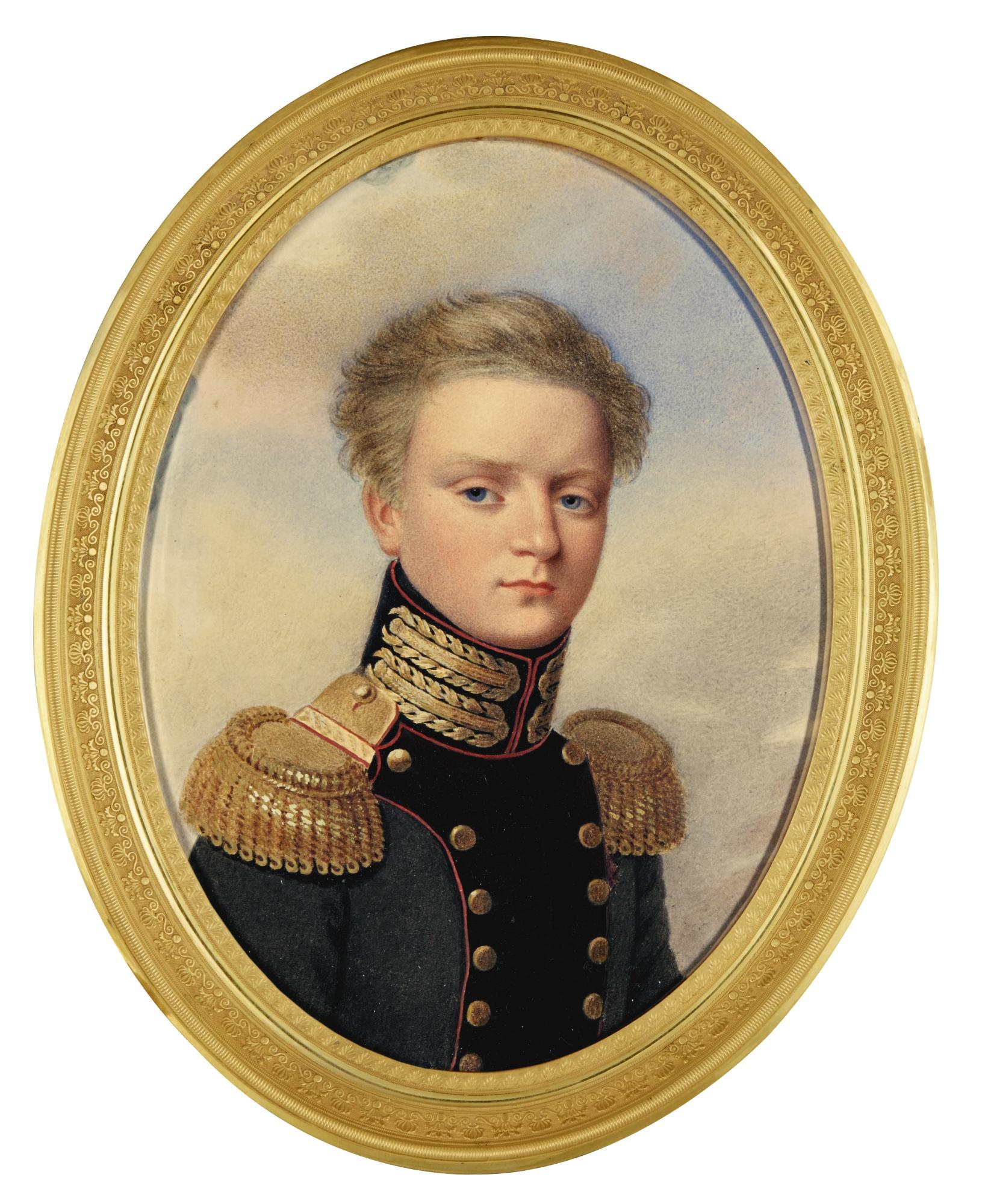 Henri Benner - Portrait Of Grand Duke Michael Pavlovich Of Russia (1798-1849), Circa 1821
