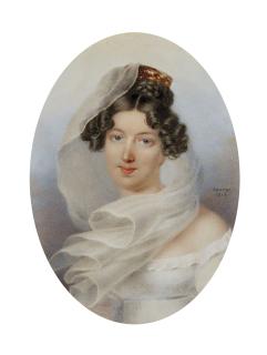 Henri Benner - Portrait of Princess Wolkonsky, née Beloselsky-Belozersky (1792-1862)