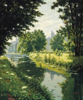 Henri Biva - A Tranquil River