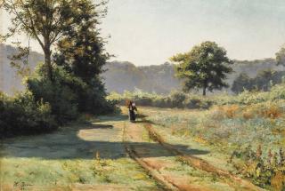 Henri Biva - Gathering firewood