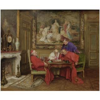 Henri Brispot - French The Chess Players