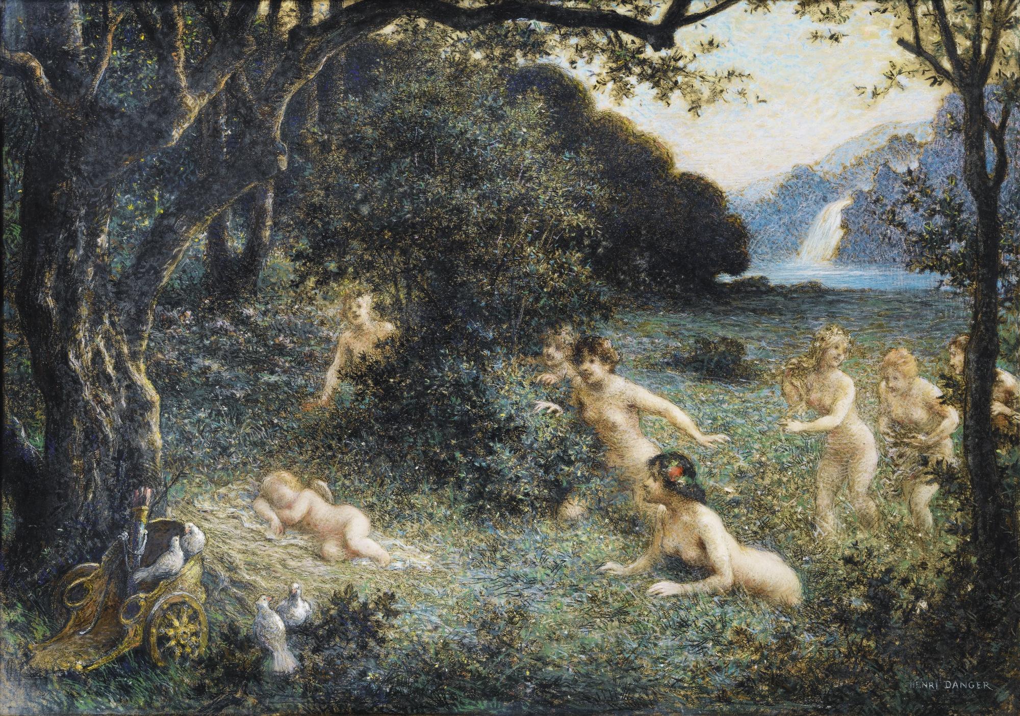 Henri-Camille Danger - Cupid Asleep