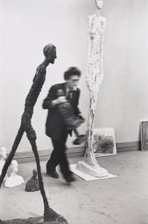 Henri Cartier-Bresson - Alberto Giacometti à la galerie Maeght, Paris, 1961