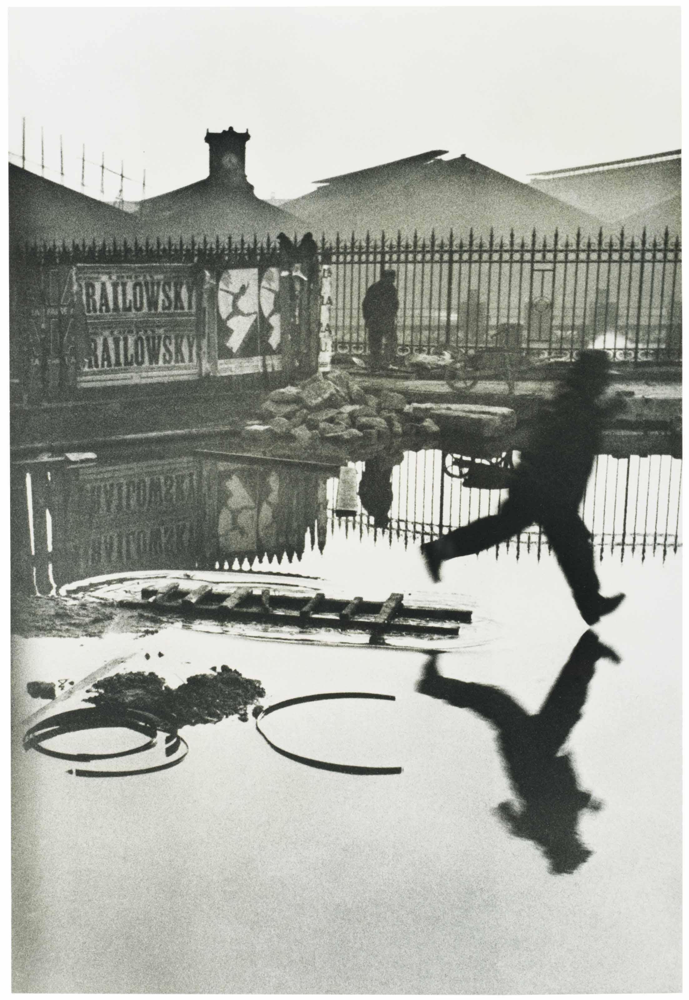 Henri Cartier–Bresson - Behind The Gare St. Lazare, Paris, 1932