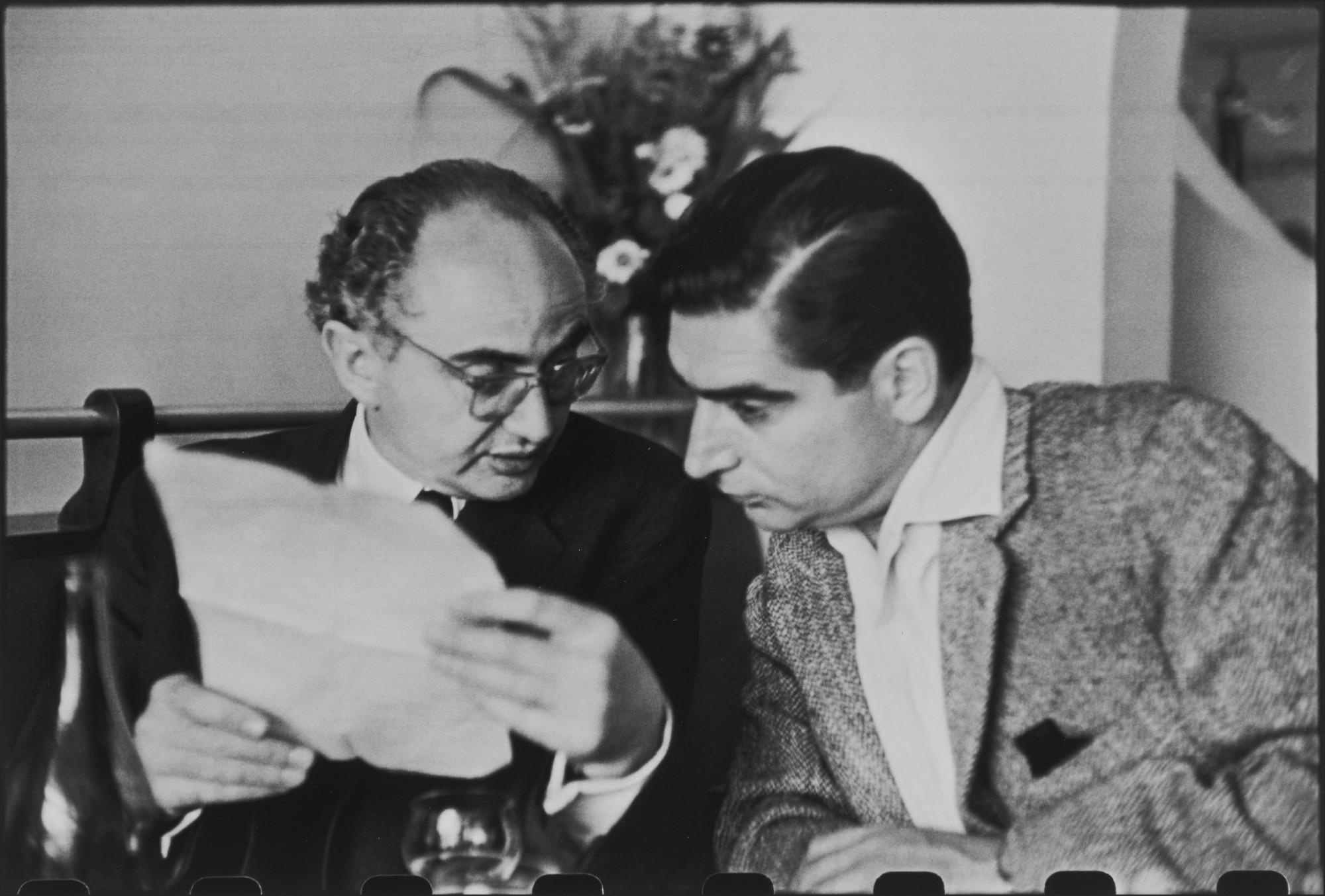 Henri Cartier-Bresson - David \'Chim\' Seymour and Robert Capa