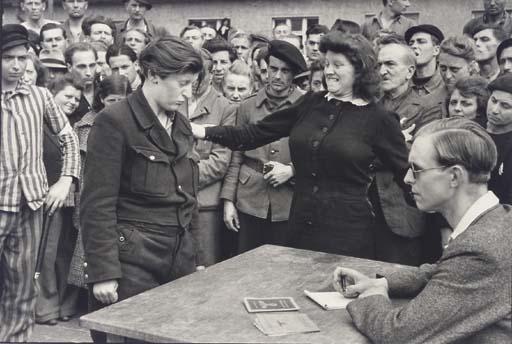 Henri Cartier-Bresson - Gestapo Informer, Deportation Camp, Dessau, Germany, 1945
