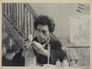 Henri Cartier-Bresson - Portrait d\' Alberto Giacometti, vers 1946