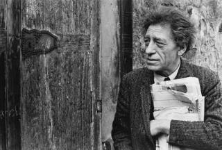 Henri Cartier-Bresson - Portrait of Alberto Giacometti, 1963, printed later