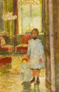 Henri Charles Antoine Baron - Studie zu einem Interieur.