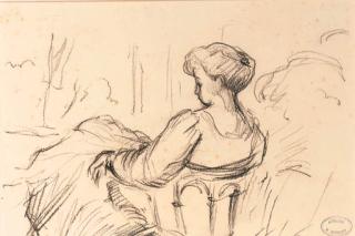 Henri Charles Manguin - A lady relaxing in a chair