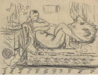 Henri Charles Manguin - Femme allongée