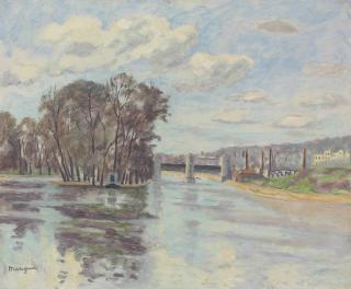 Henri Charles Manguin - Le barrage de Suresnes