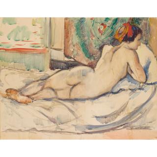 Henri Charles Manguin - Nu Au Turban Rouge, Jeanne