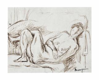 Henri Charles Manguin - Nu Couché, Jeanne