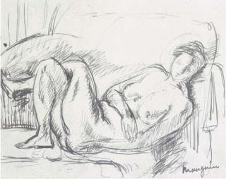 Henri-Charles Manguin - Nu couché, Jeanne