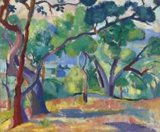 Henri-Charles Manguin - Paysage de Saint-Tropez