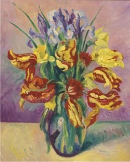 Henri Charles Manguin - Tulipes Perroquet