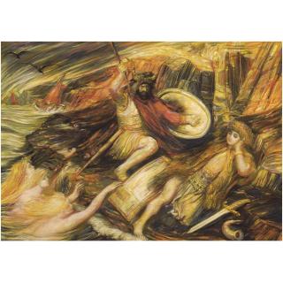 Henri de Groux - Belgian La Mort De Siegfried