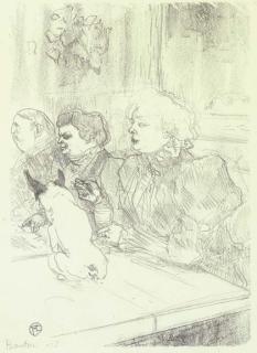 Henri de Toulouse-Lautrec - A la Souris - Madame Palmyre (D. 210; W. 184; Adr. 209)