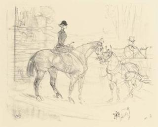 Henri de Toulouse-Lautrec - Amazone et Tonneau (Adr. 286; W. 301)