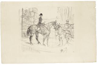Henri de Toulouse-Lautrec - Amazone Et Tonneau (Delteil 284; Adriani 286; Wittrock 301)