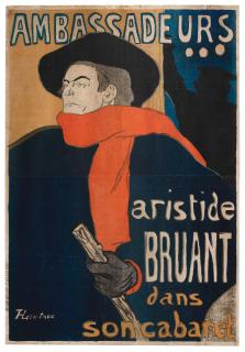 Henri de Toulouse-Lautrec - Ambassadeurs: Aristide Bruant