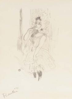 Henri De Toulouse-Lautrec - Anna held, dans Toutes ces Dames au Théâtre (D. 100; W. 88; A. 103)
