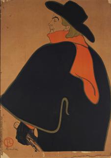 Henri De Toulouse-Lautrec - Aristide Bruant dans son Cabaret