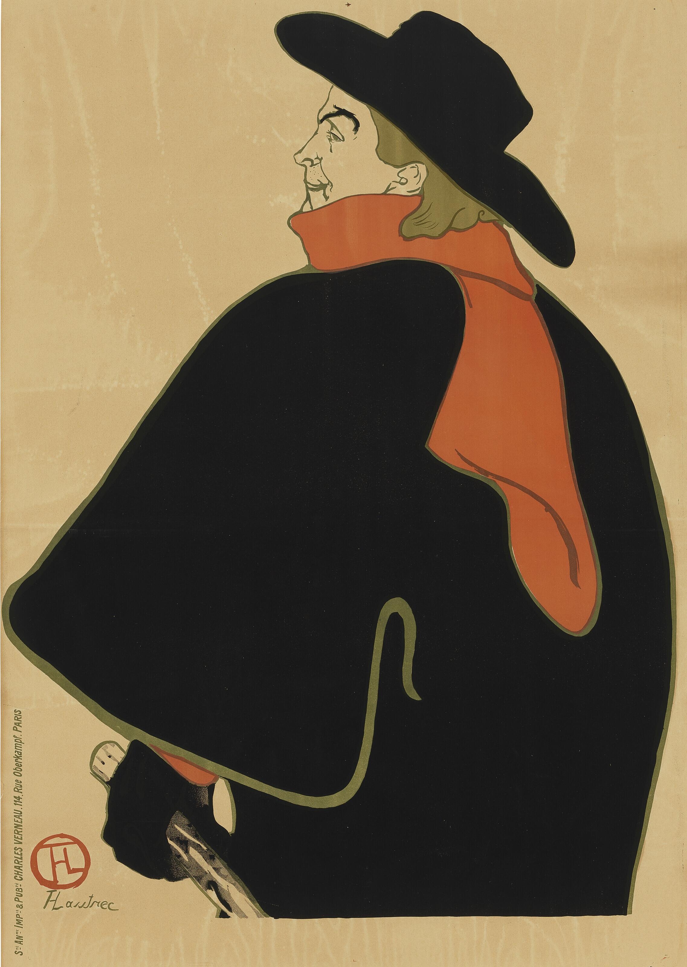 Henri De Toulouse-Lautrec - Aristide Bruant Dans Son Cabaret