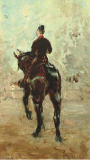 Henri de Toulouse-Lautrec - Artilleur À Cheval