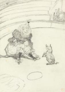 Henri De Toulouse-Lautrec - Au Cirque: Clownesse (Mademoiselle Cha-U-Kao)