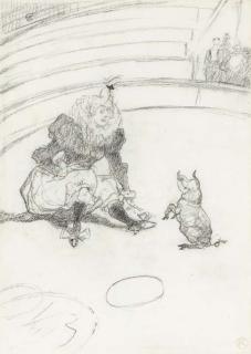 Henri de Toulouse-Lautrec - Au Cirque: Clownesse